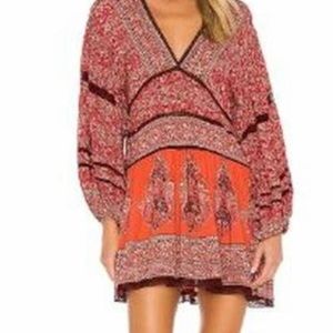 FREE PEOPLE 🌸🌺🌸boho dress Size Large Excellent Condition $80